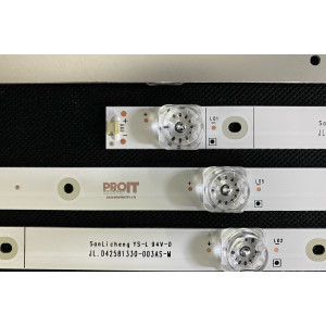 Set barete LED Hisense 43" - 4 barete x 8 leduri - 3V - 780mm - JL.D42581330-003AS-M - H43A6100
