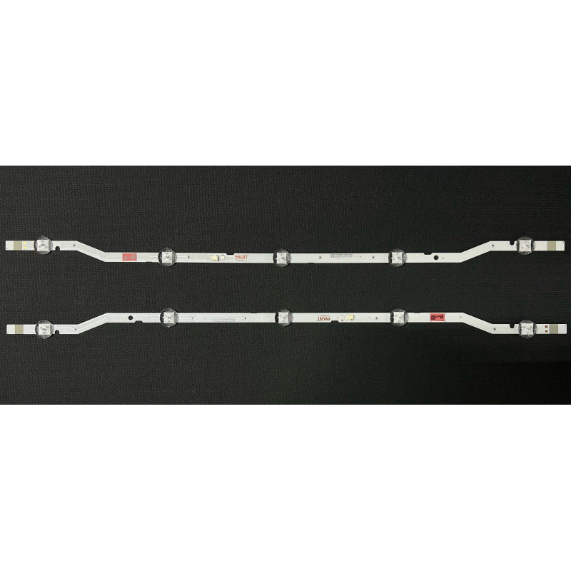 Set barete Samsung 32" - 2 barete x 5 leduri - 3V - curbate - V8DN-320SM0-R1 - V5DN-320SM0-R5 - conector 2 pini