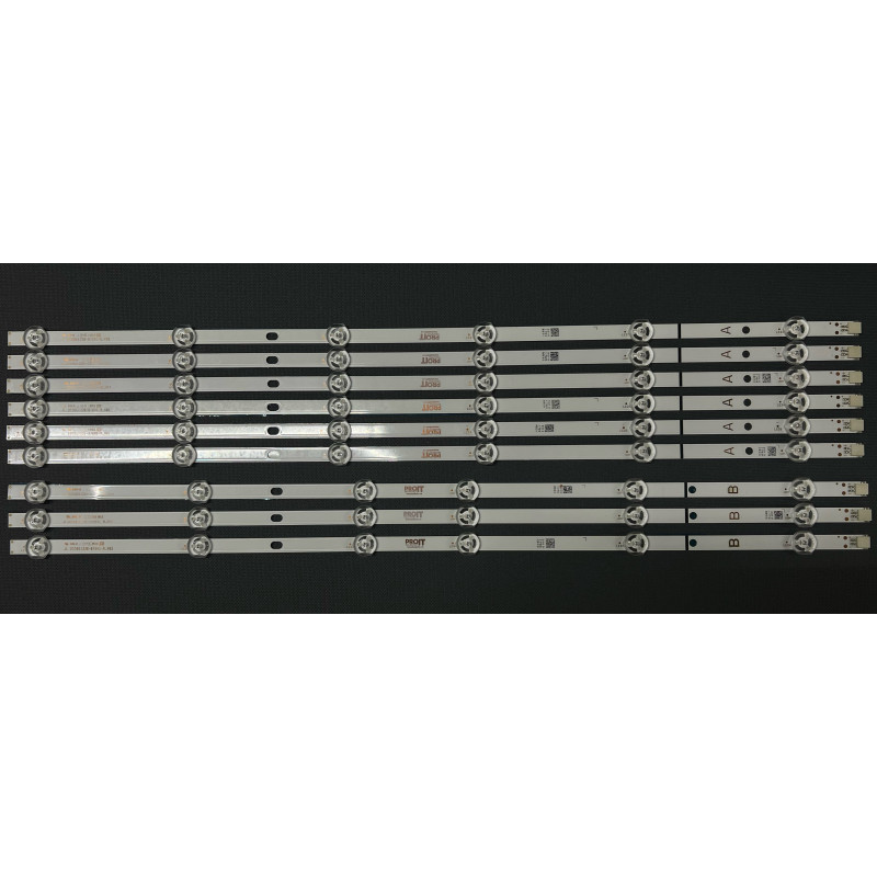 Set barete alte marci 55" - 9 barete x 6 leduri - 6A + 3B - JL.D55061330-078HS-M_V01 + JL.D55061330-078AS-M_V01