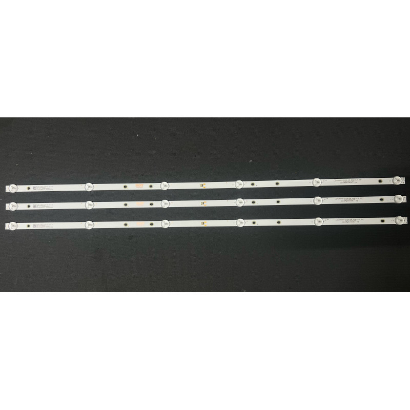 Set barete alte marci 40" - 3 barete x 6 leduri - 3V - 740mm - KJ395D06-ZC22AG-04E