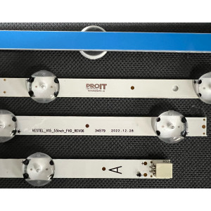 Set barete alte marci 55" - 7 barete x 6 leduri - 3V - 533mm - Vestel_SVV550AJ9_6LED_Rev03_151116