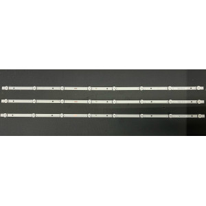 Set barete LED alte marci 43" - 3 barete x 8 leduri - 6V - 810mm - MS-L2306 V2 - 4 cu 4 leduri in paralel