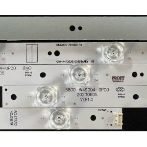 Set barete alte marci/Tesla 49" - 10 barete x 5 leduri - 3V - 503mm - APT-LB17051