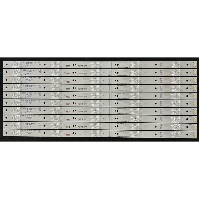 Set barete alte marci/Tesla 49" - 10 barete x 5 leduri - 3V - 503mm - APT-LB17051