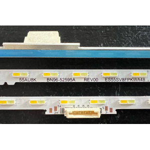 Set barete Samsung 55" - 2 barete laterale x 48 leduri - 3V - 601mm - 55AU8K BN96-52595A REV00 ES55SV8FPKWA48