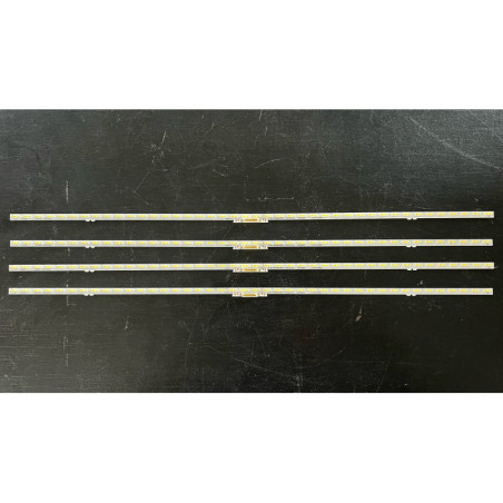 Set barete Samsung 75" - 4 barete laterale x 42 leduri - 3V - 410mm - LM41-01046A - BN96-52594A