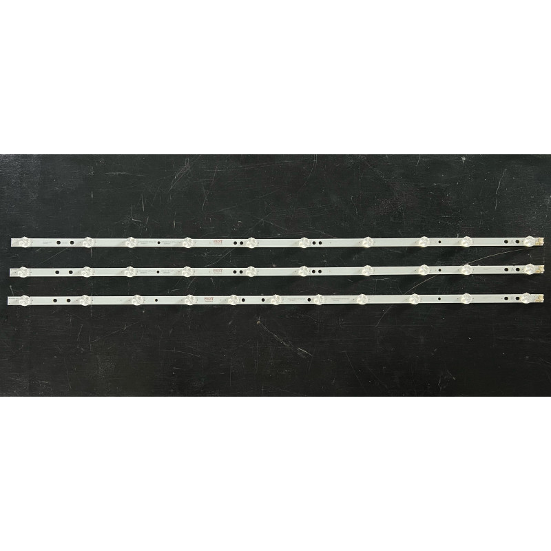 Set barete alte marci 43" - 3 barete - 2A x 10 leduri + 1B x 11 leduri - 3V - 800mm - 17DLB43VER7 - 17DLB43VER14