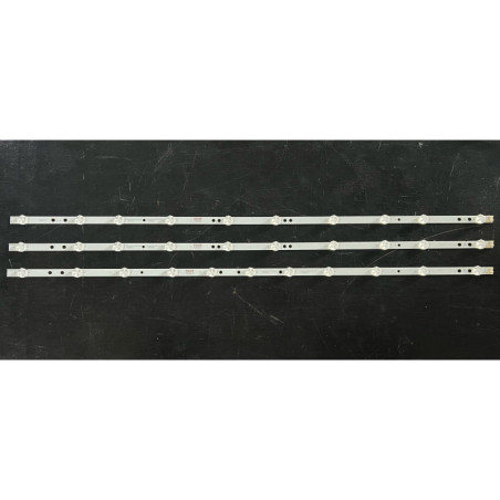 Set barete alte marci 43" - 3 barete - 2A x 10 leduri + 1B x 11 leduri - 3V - 800mm - 17DLB43VER7 - 17DLB43VER14