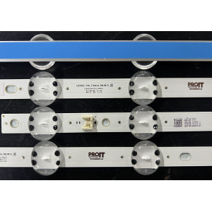 Set barete LG 50" - 4 barete x 7 leduri - 6V - 520mm - SSC_Y19_Trident_50UM73_S