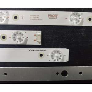 Set barete LED LG 43" - (4 x 4 led) + (4 x 5 led), 8 bucati - CRH-A4330300104L6CNRev1.0