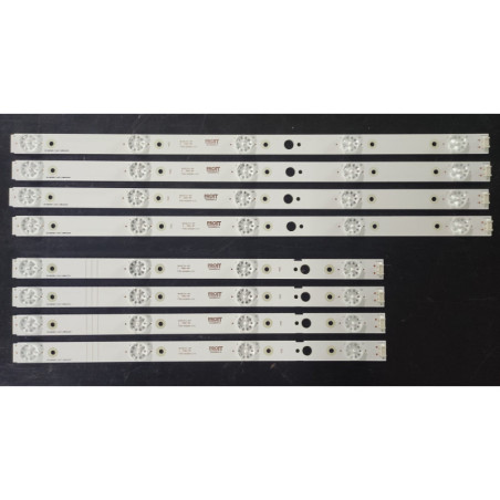 Set barete LED LG 43" - (4 x 4 led) + (4 x 5 led), 8 bucati - CRH-A4330300104L6CNRev1.0