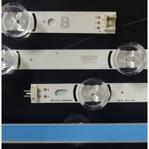 Set barete LG 39" - 4 barete x 8 leduri (4 + 4 leduri) - 4A + 4B - 6V - 39LB