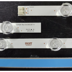 Set barete LG 32" - 4 barete x 7 leduri - 3V - 630mm - LG Innotek 32" NDE Rev 0.4