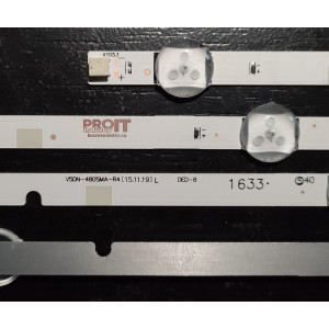 Set barete LED Samsung 48" - 4 barete duble (4 + 4 leduri), 8 bucati - V5DN-480SMA-R4 V5DN-480SMB-R3