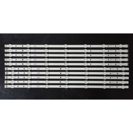 Set barete Samsung 55" - 5 barete x 14 (5 + 5) leduri - 3V - 1088mm - D3GE-550SMA-R1 + D3GE-550SMB-R0