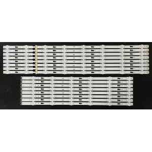 Set barete Samsung 65" - 8 barete x 14 leduri - 3V - 1344mm - V5DU-650DCA-R1 + V5DU-650DCB-R1