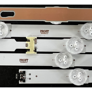 Set barete Samsung 65" - 8 barete x 14 leduri - 3V - 1344mm - V5DU-650DCA-R1 + V5DU-650DCB-R1