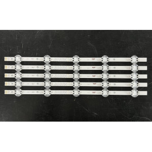 Set barete LG 43" - 5 barete x 5 leduri - 3V - 465mm - SSC_Y21 Slim Trident 43UP80_S