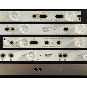 Set barete LED Philips 32" - 3 barete x 7 leduri - LB32067 - GJ-2K15 D2P5-315 D307-V1