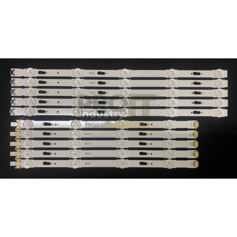 Set barete Samsung 40" - 5 barete x 9 leduri (5 + 4 leduri), 3V, 10 bucati - V5DU-400DCA-R1 - V5DU-400DCB-R1