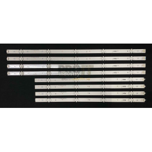 Set barete LED LG 49" - 4 barete x 9 leduri - 3V - 994mm - 4A + 4B - 5 + 4 leduri - 49UH61_UHD_A Type + 49UH61_UHD_B Type