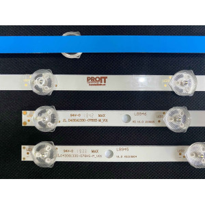 Set barete alte marci 43" - 2A x 8 leduri + 2B x 10 leduri - 3V - JL.D430A1330-078HS-M_V01 + JL.D430B1330-078HS-M_V01