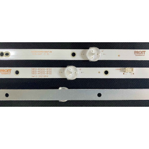 Set barete LED alte marci 32" - 2 barete x 5 leduri - 3V - 566mm - 32D3503V2W5C1B56712M