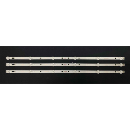Set barete LED alte marci 32" - 3 barete x 6 leduri - 3V - 580mm - DLED32SLT 3X6 0005 - JL.D320427005-T - JL.D321225006-T