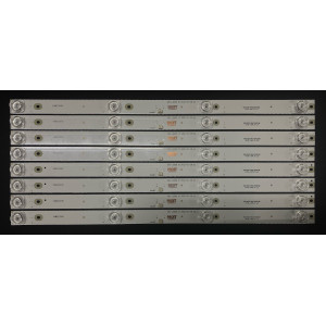 Set barete LED alte marci 49" 50" - 8 barete x 4 leduri - 6V - 403mm - MS-L2006 V1 - MS-L2327 V1