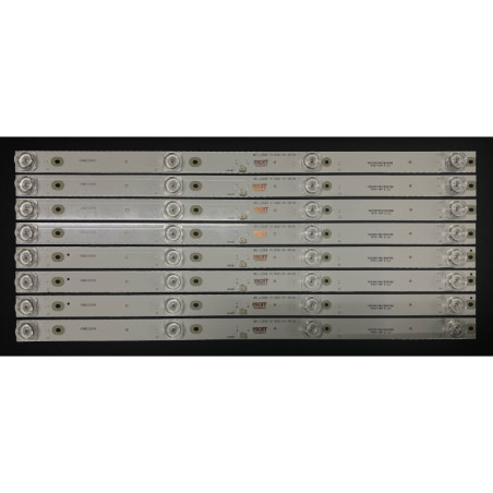 Set barete LED alte marci 49" 50" - 8 barete x 4 leduri - 6V - 403mm - MS-L2006 V1 - MS-L2327 V1