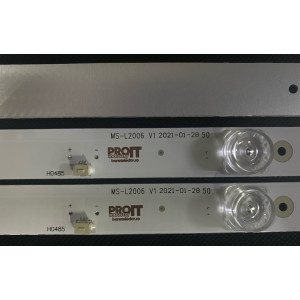 Set barete LED alte marci 49" 50" - 8 barete x 4 leduri - 6V - 403mm - MS-L2006 V1 - MS-L2327 V1