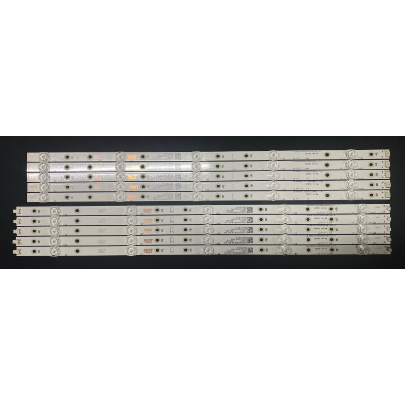 Set barete Philips 55" - 5 barete x 10 leduri - 5L + 5R - 3V - 550mm + 533mm - LB-GM3030-GJ0D22555X10PC09-T - LBM550M1001-SK-2