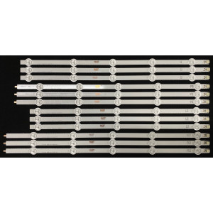 Set barete LG / Panasonic 50" - 6 barete x 10 leduri - 5 + 5 - (3L1+3R1+3L2+3R2) - 3V