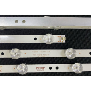 Set barete LED Philips 32" - 3 barete x 8 leduri - 3V - 617mm - 4708-K320WD-A4213K01 - 4708-K320WD-A2213K01