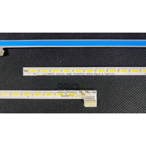 Set barete LED alte marci 40" - 1 bareta laterala x 60 leduri (4 grupuri x 15 leduri) - 6V - 500mm - VNB 7020PKG 60EA